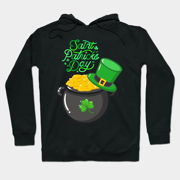 Happy St. Patrick's Day Hoodie by Hensen V parkes